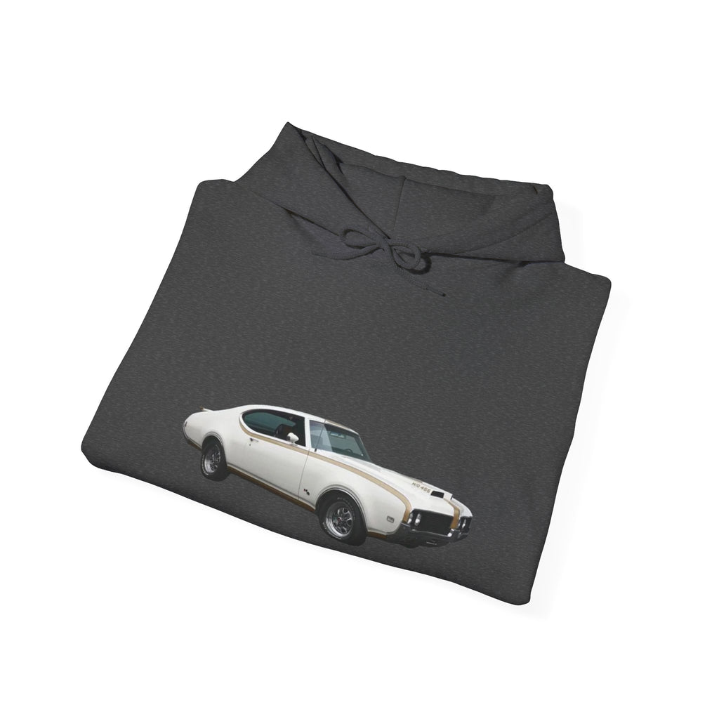 Classic Muscle Car Hoodie — 'Redline Roadsters' Vintage Car Logo Sweatshirt