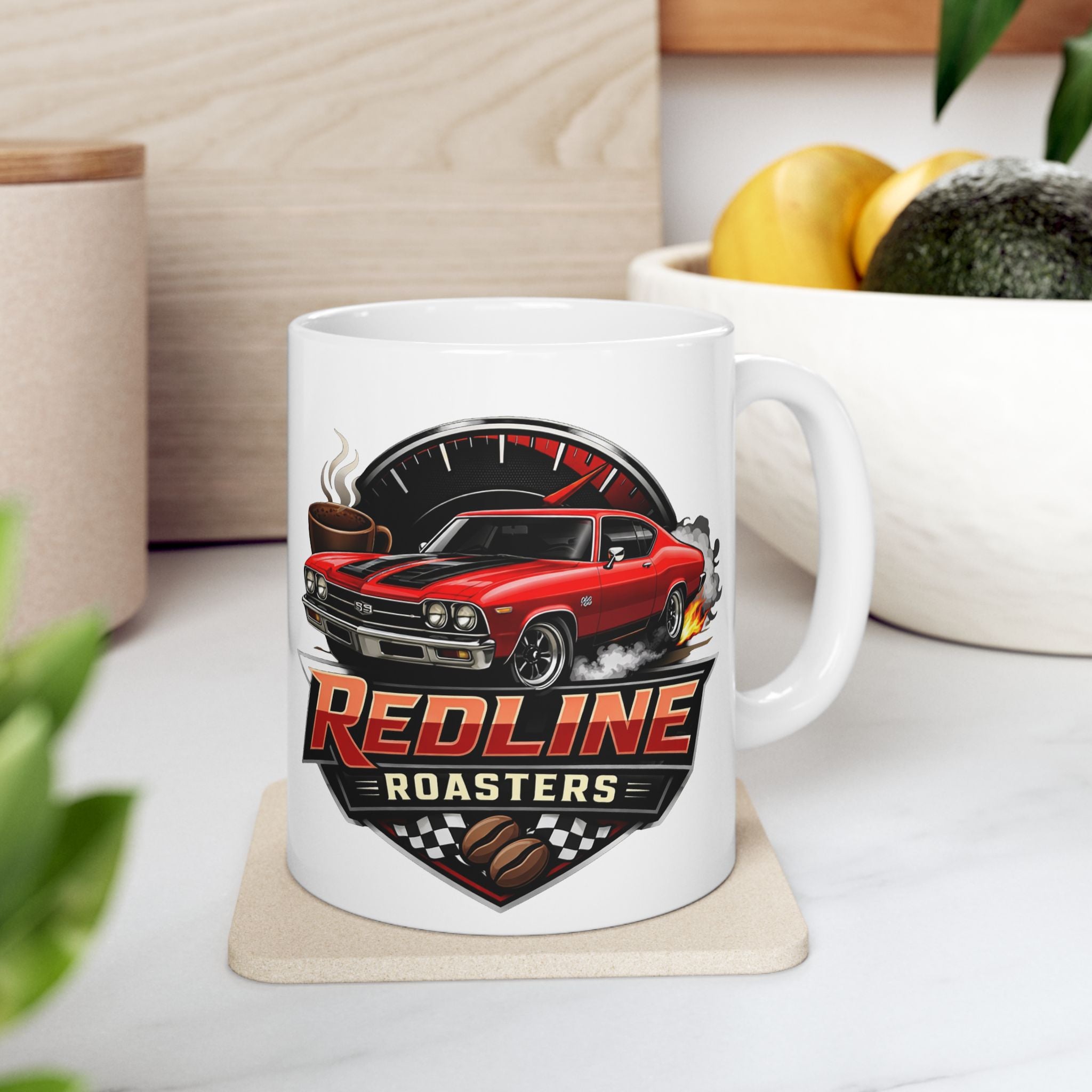 Redline Ceramic Mug, (11oz, 15oz)