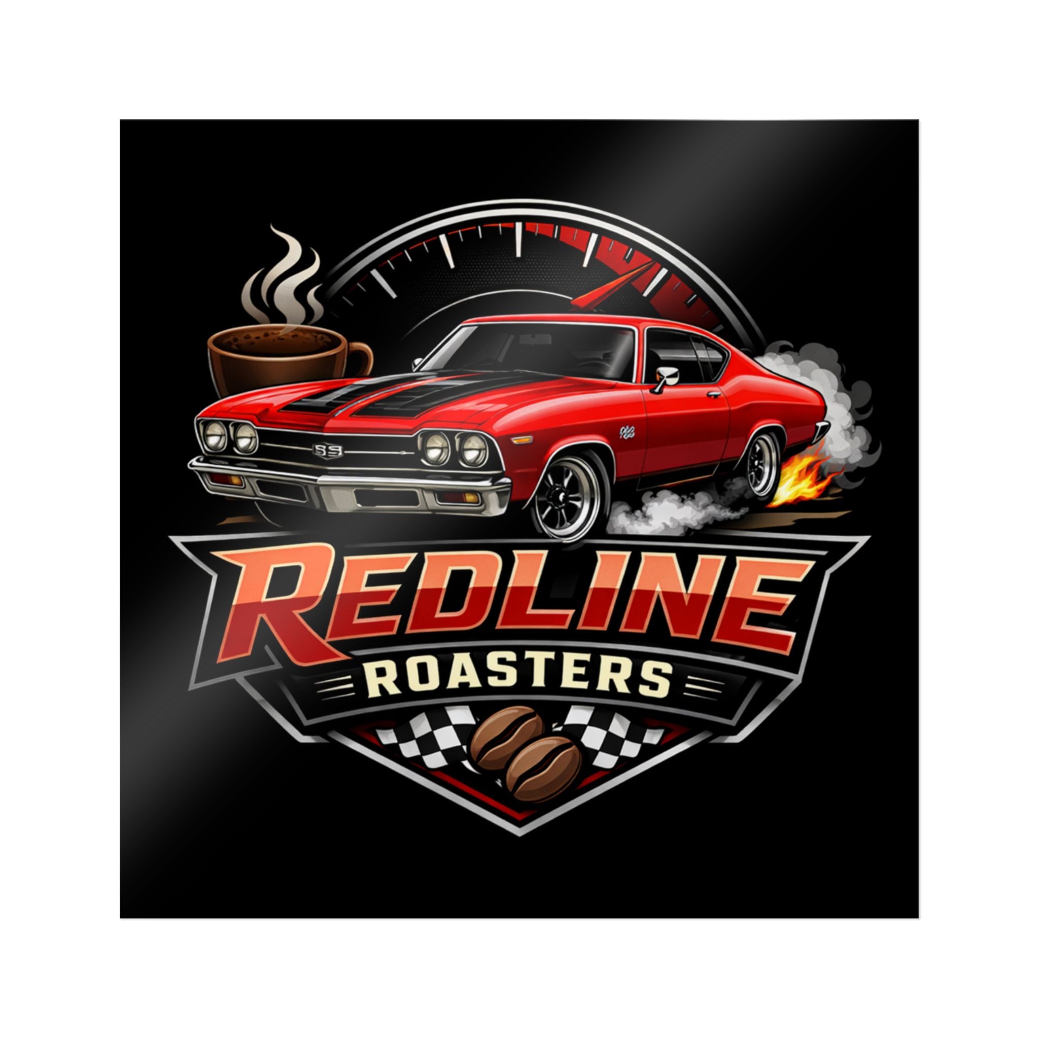 Redline Roaster Sticker