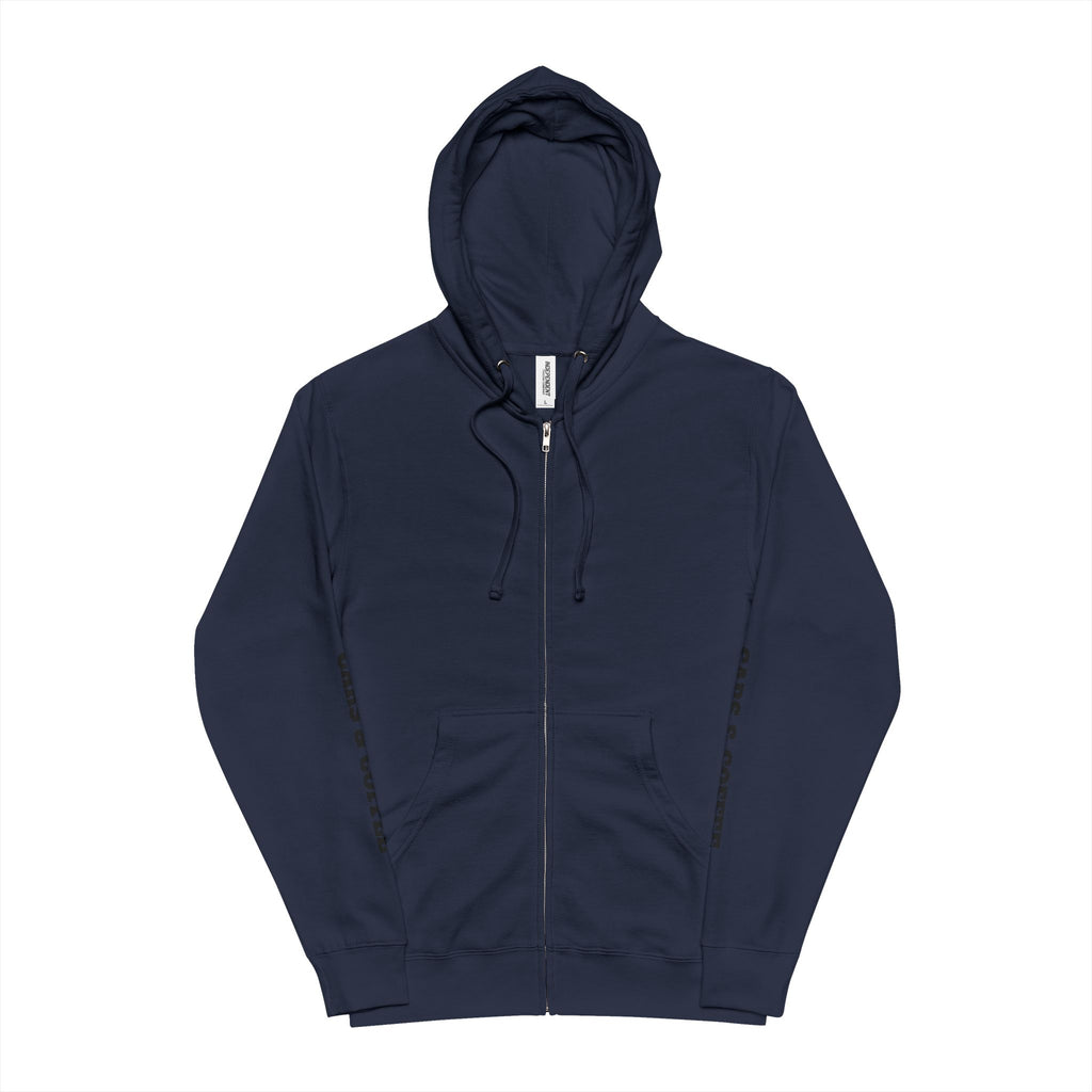 Hot Rod Zip Hoodie — "Redline Roadsters" Vintage Car Graphic