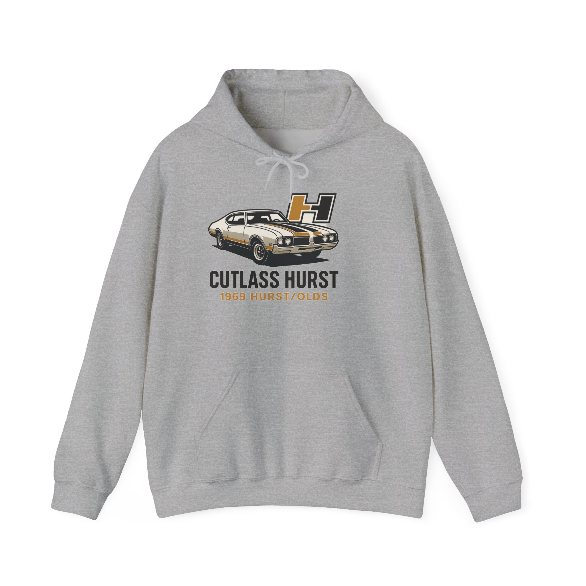 Cutlass Hurst 1969 Hoodie — Vintage Hurst/Olds Muscle Car Sweatshirt