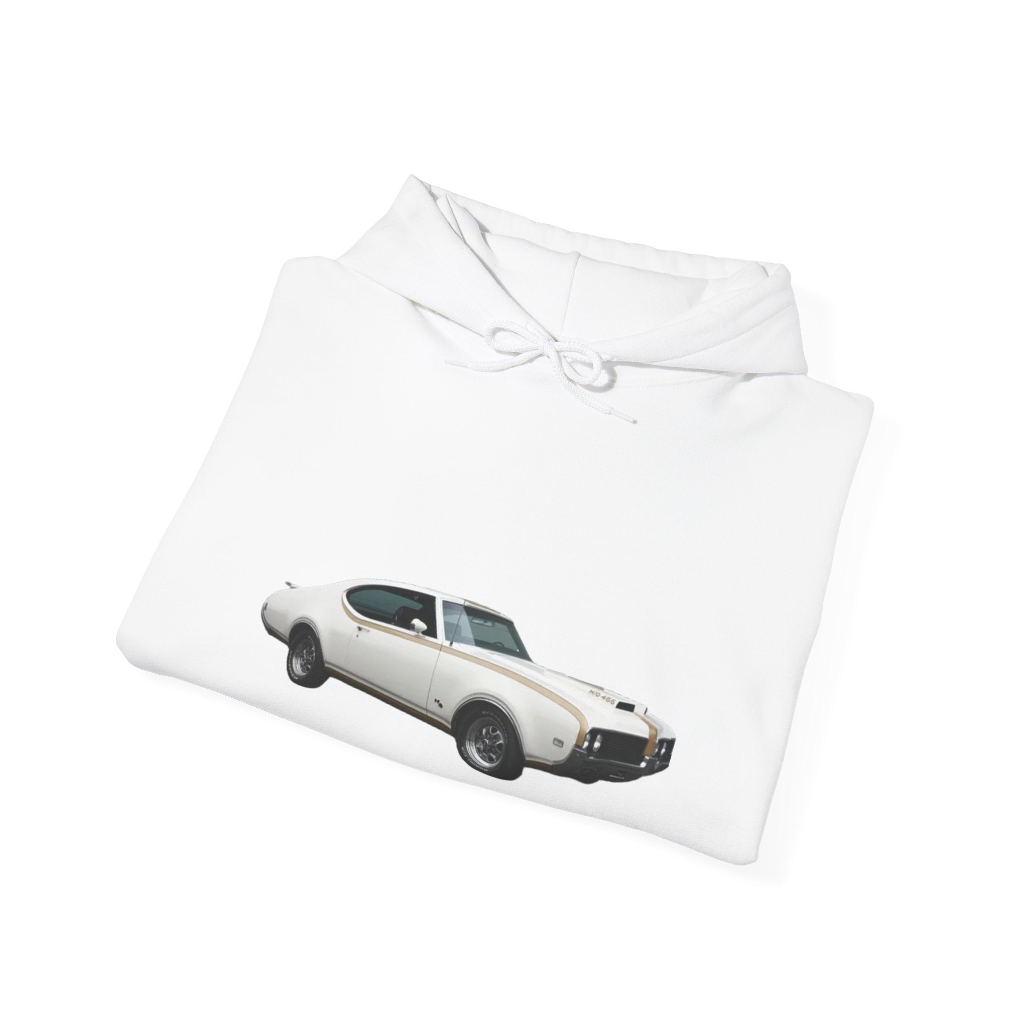 Classic Muscle Car Hoodie — 'Redline Roadsters' Vintage Car Logo Sweatshirt