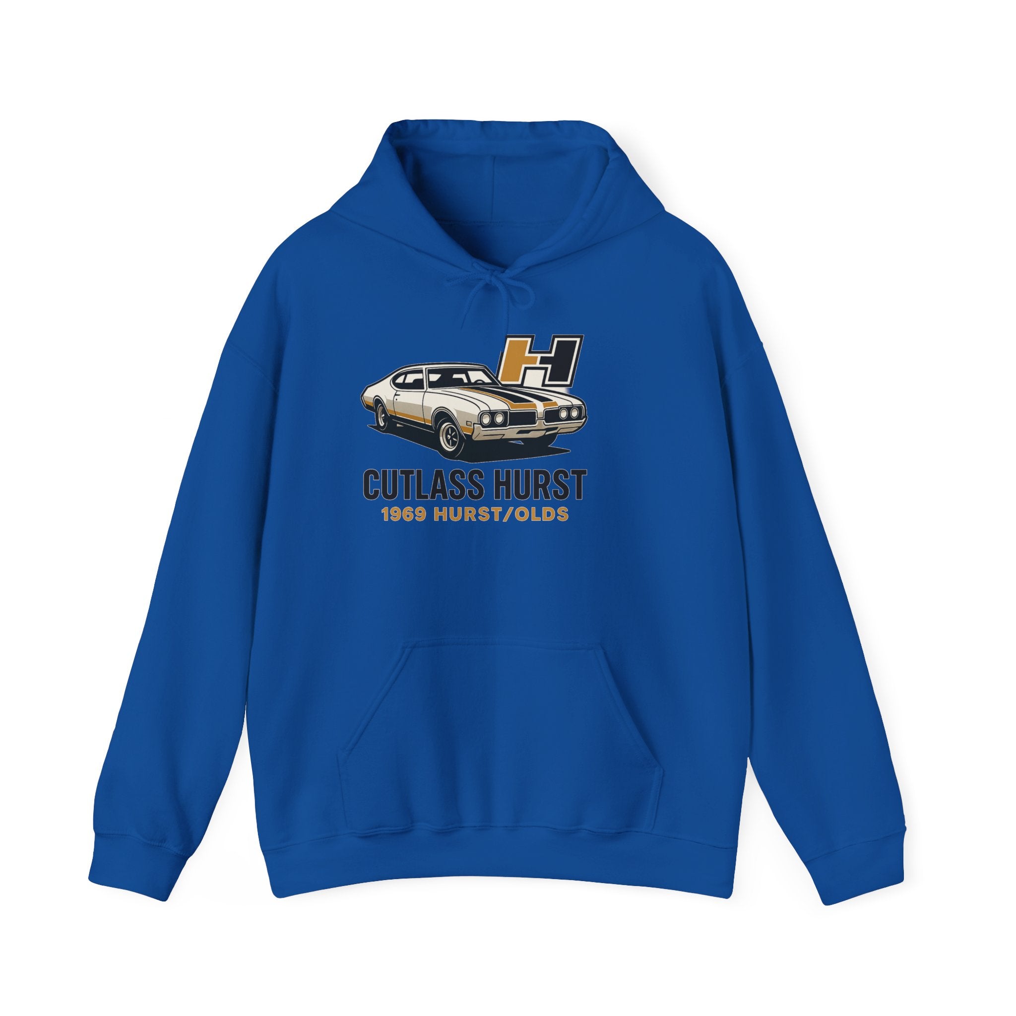 Cutlass Hurst 1969 Hoodie — Vintage Hurst/Olds Muscle Car Sweatshirt