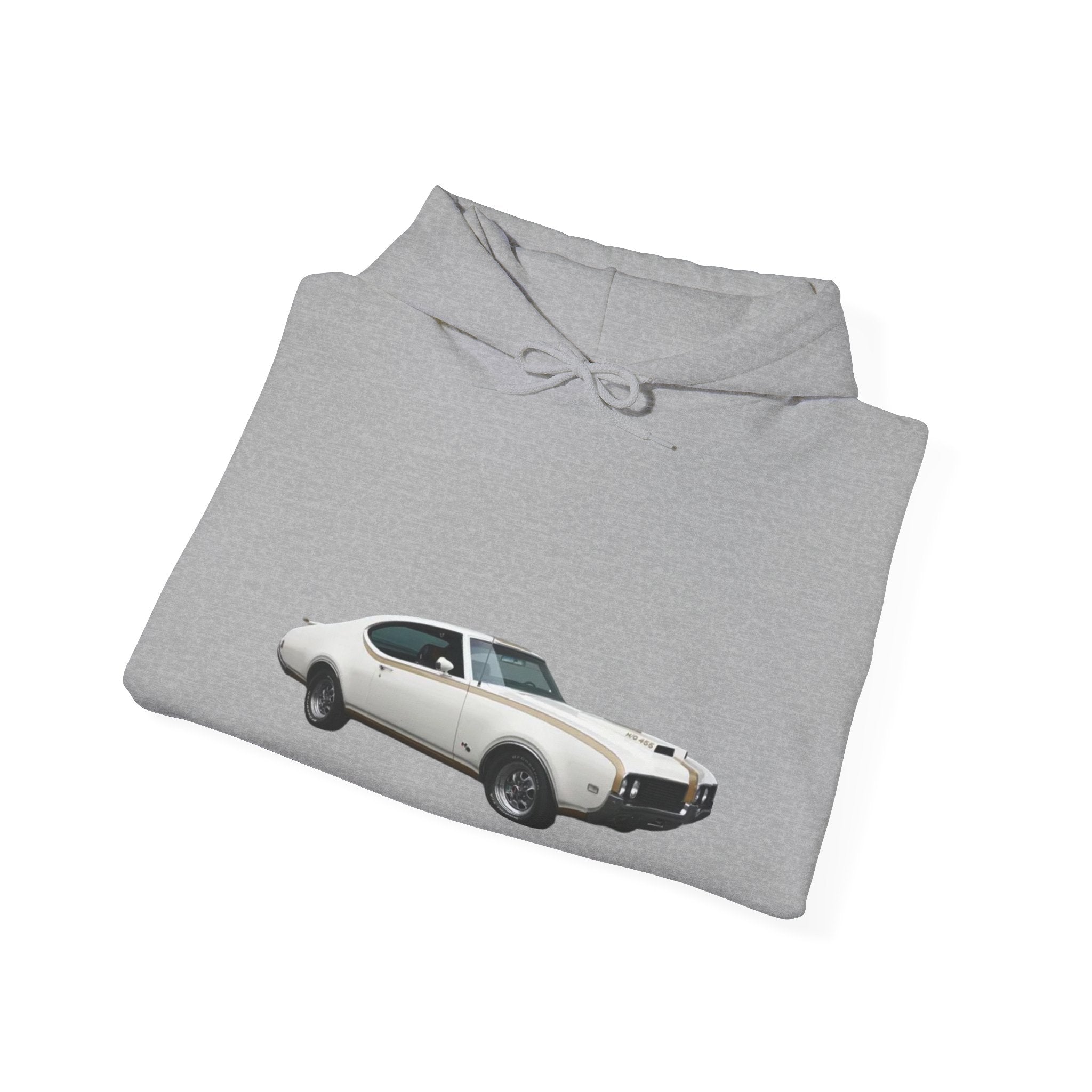Classic Muscle Car Hoodie — 'Redline Roadsters' Vintage Car Logo Sweatshirt