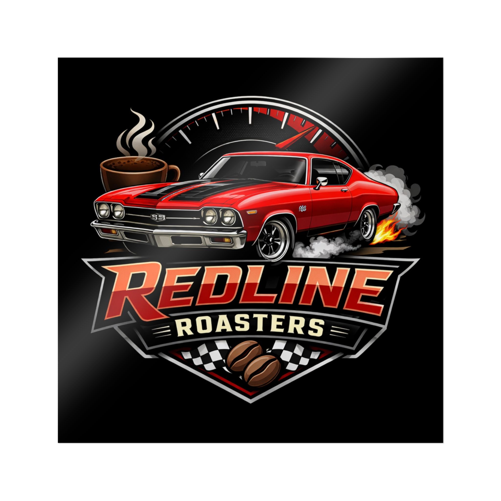 Redline Roaster Sticker