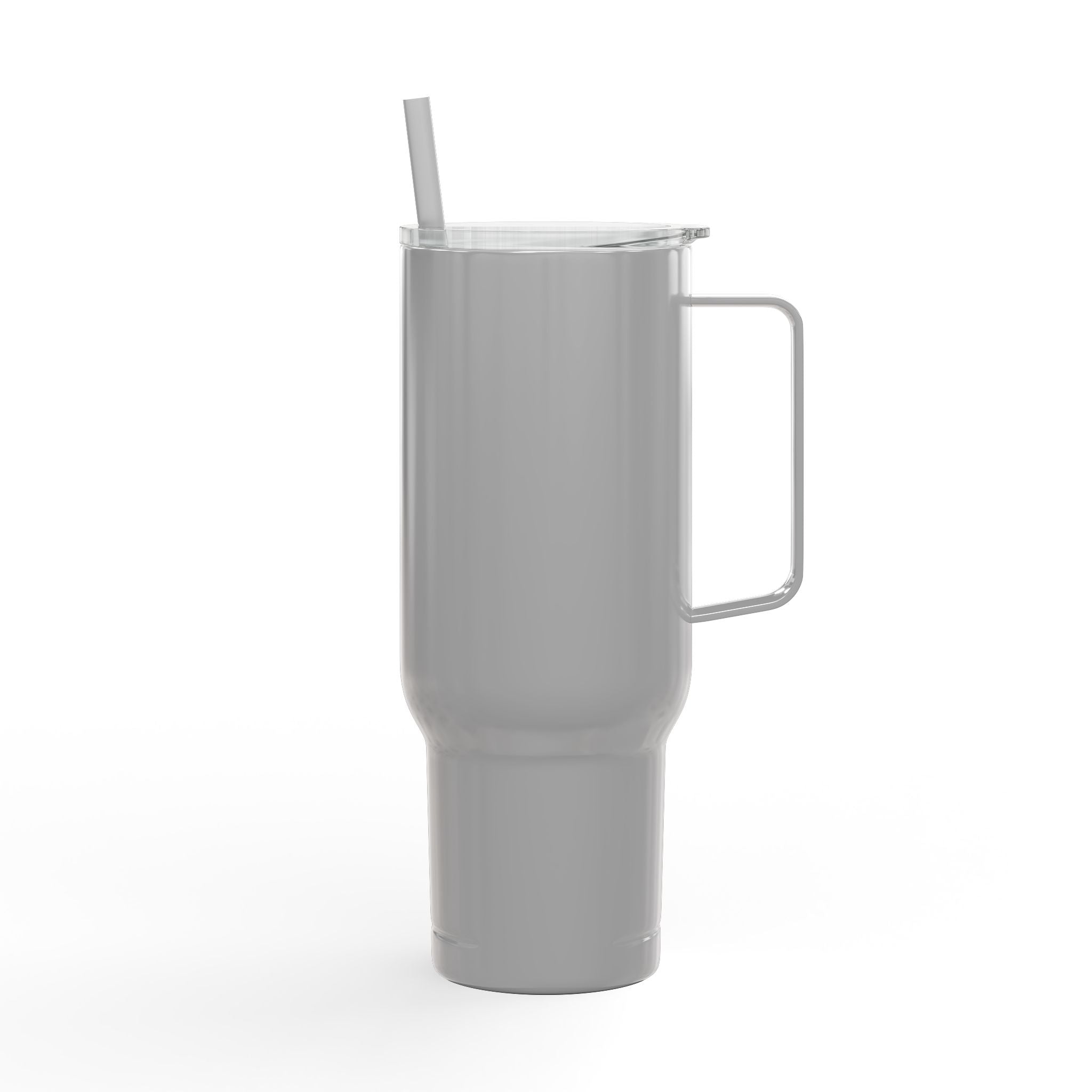 40oz Engraved Insulated Tumbler with Lid — Travel Mug with Handle, Custom Logo Engraving