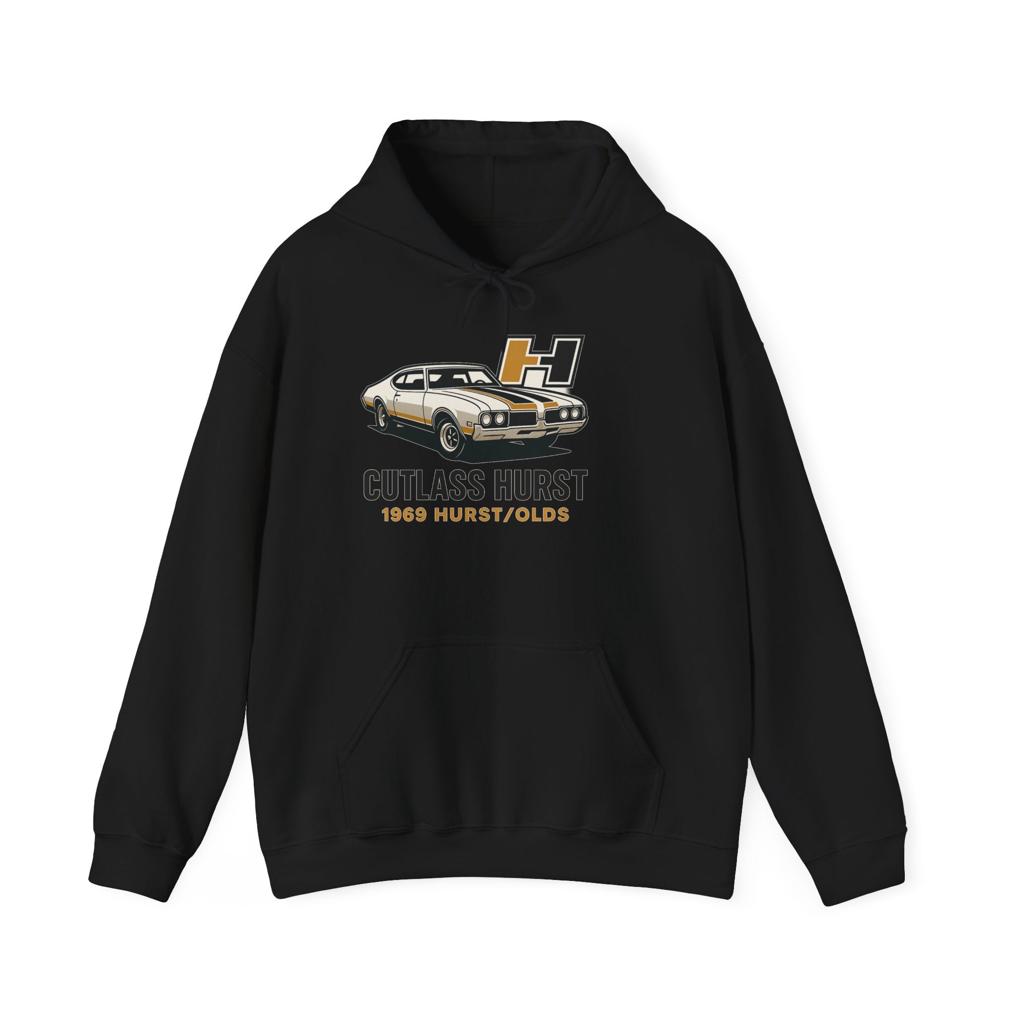 Cutlass Hurst 1969 Hoodie — Vintage Hurst/Olds Muscle Car Sweatshirt