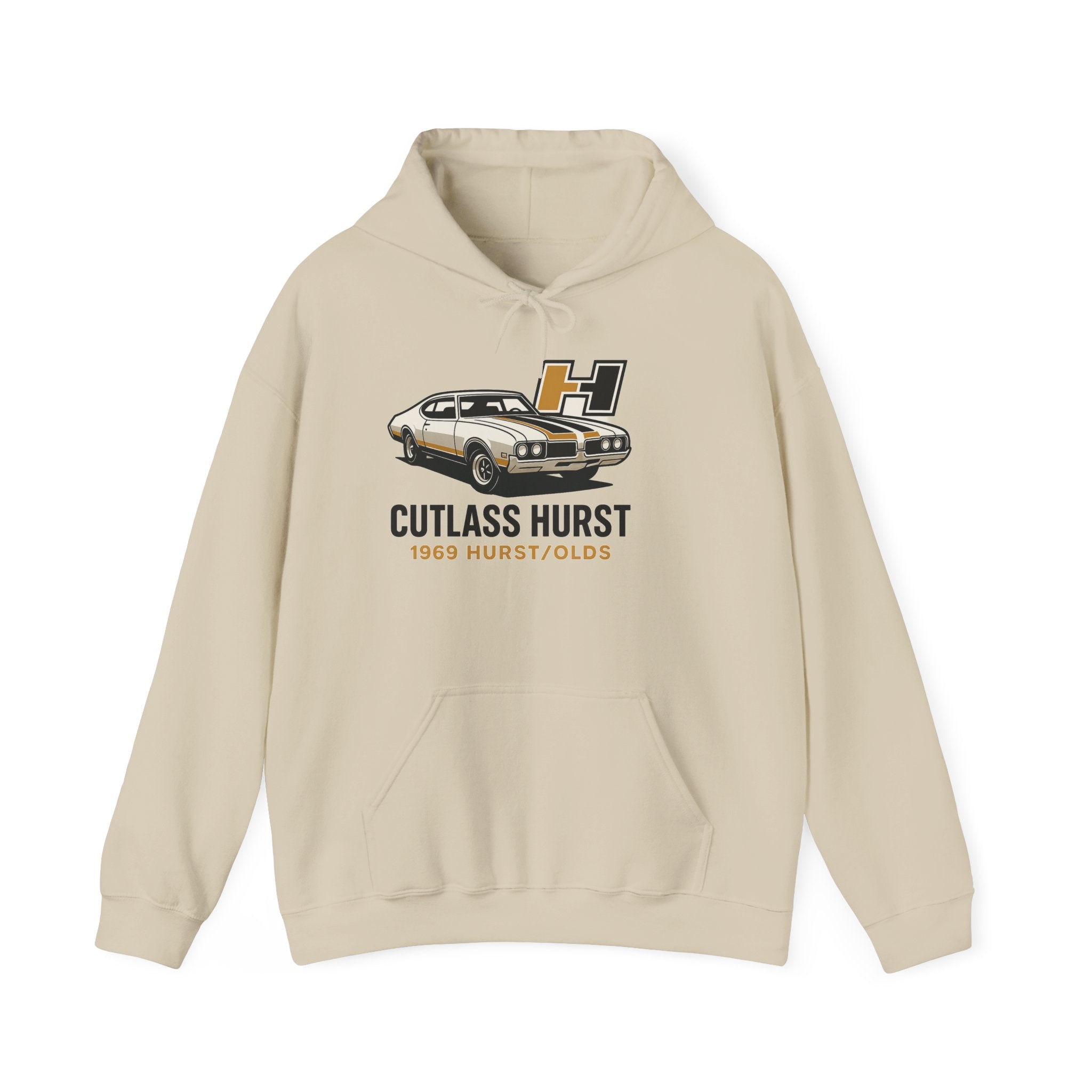 Cutlass Hurst 1969 Hoodie — Vintage Hurst/Olds Muscle Car Sweatshirt