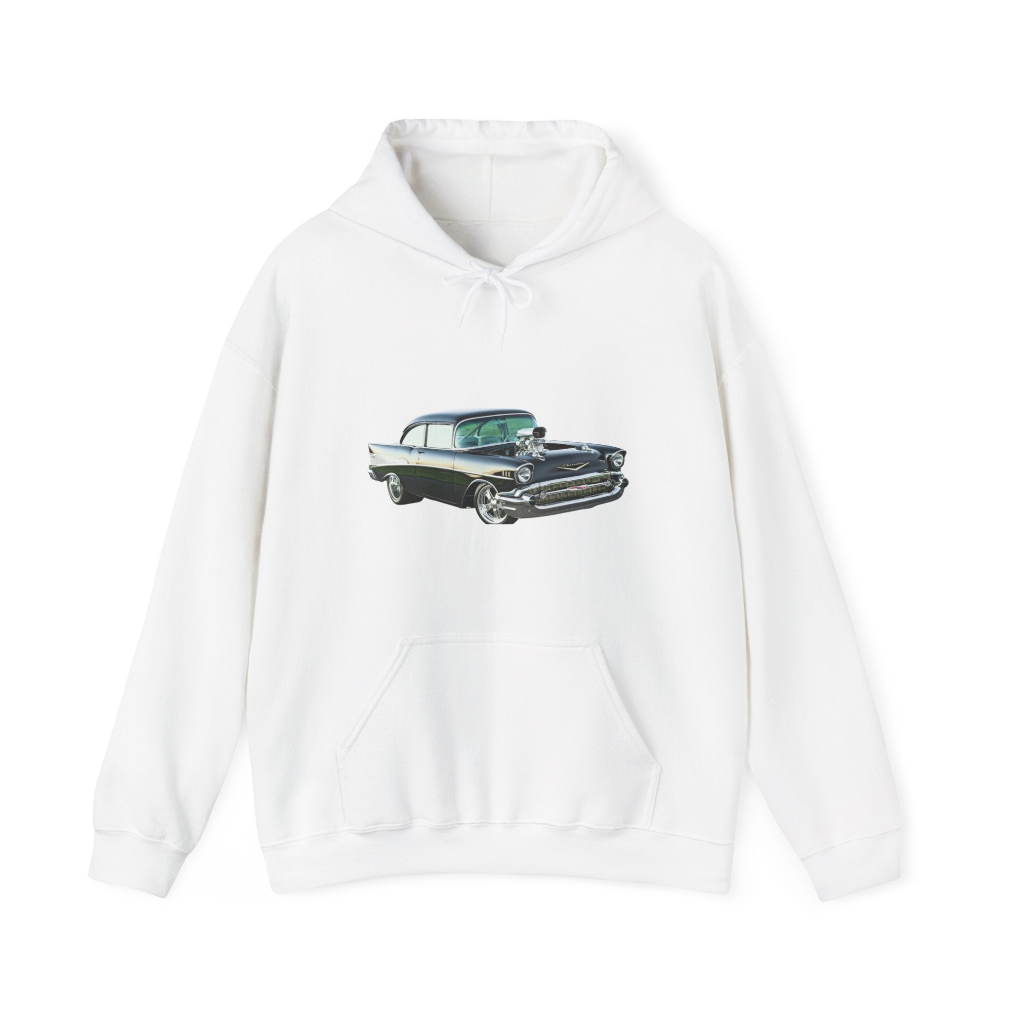Vintage Car Hoodie — Redline Roasters Classic Hot Rod Sweatshirt