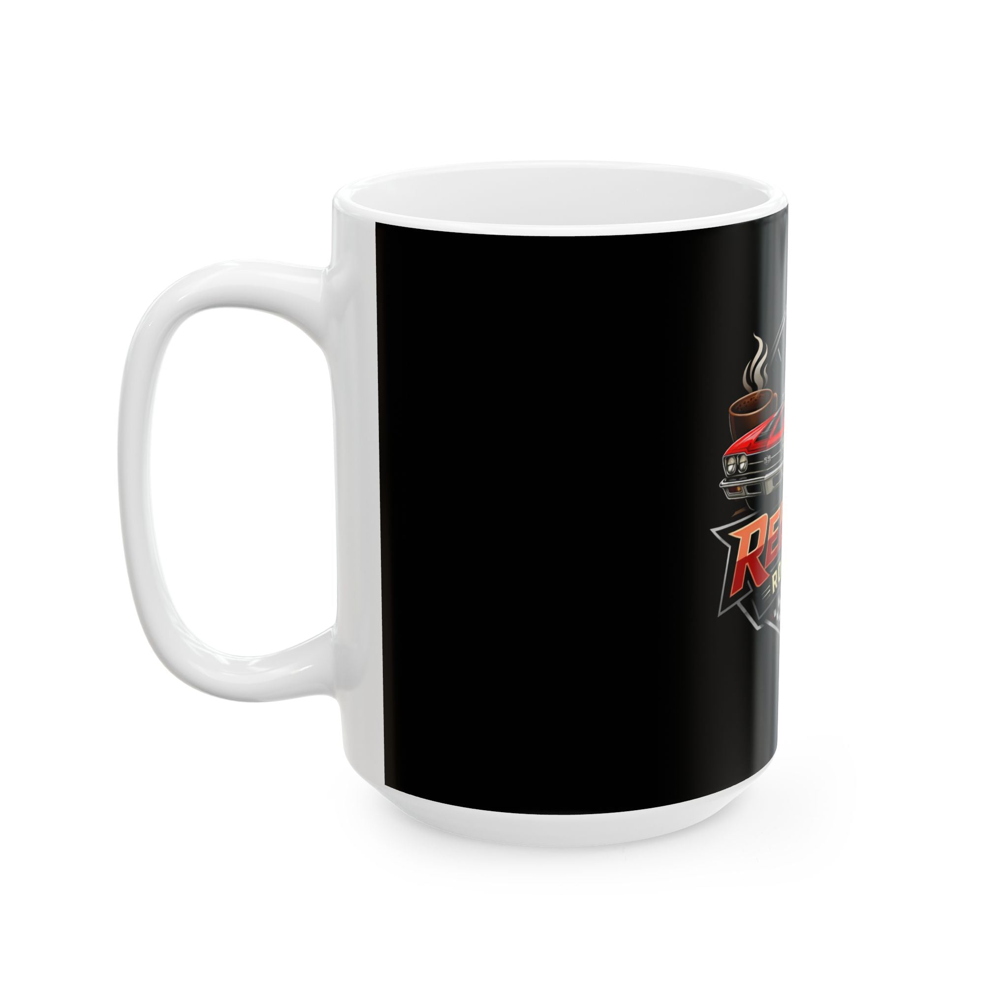 Redline Roaster Mug Black, (11oz, 15oz)