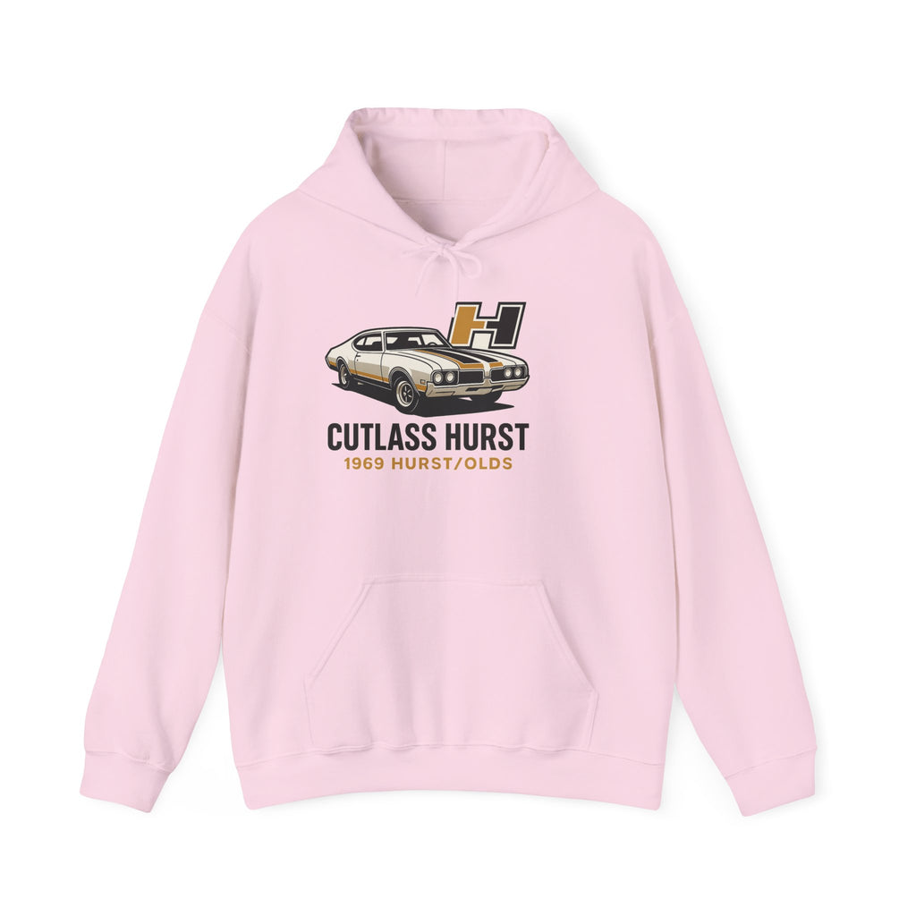 Cutlass Hurst 1969 Hoodie — Vintage Hurst/Olds Muscle Car Sweatshirt