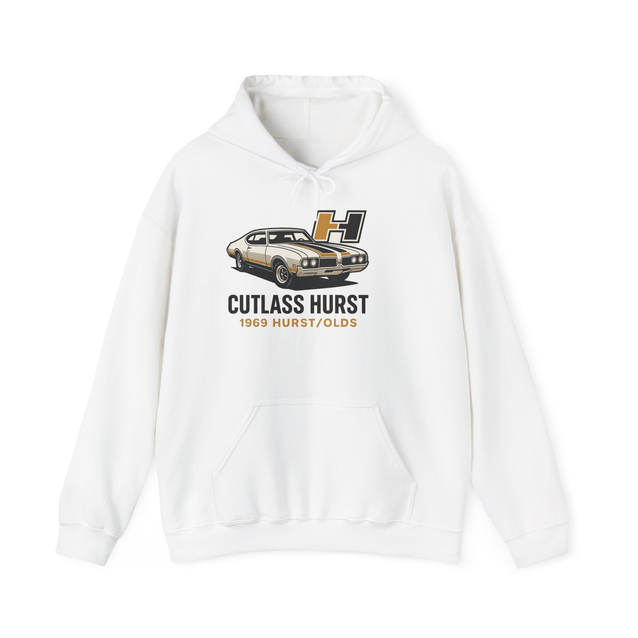 Cutlass Hurst 1969 Hoodie — Vintage Hurst/Olds Muscle Car Sweatshirt