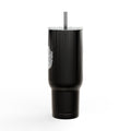 40oz Engraved Insulated Tumbler with Lid — Travel Mug with Handle, Custom Logo Engraving
