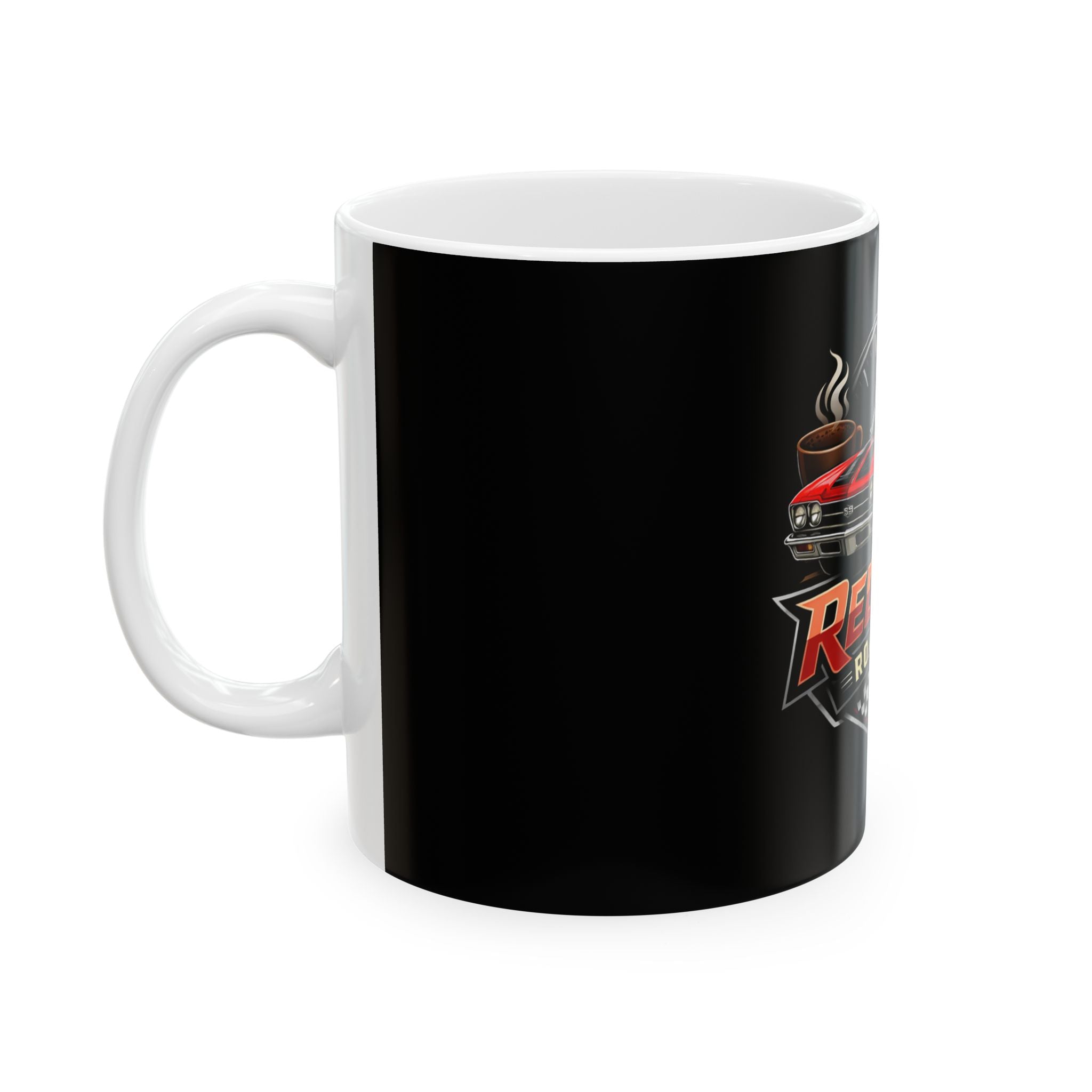 Redline Roaster Mug Black, (11oz, 15oz)
