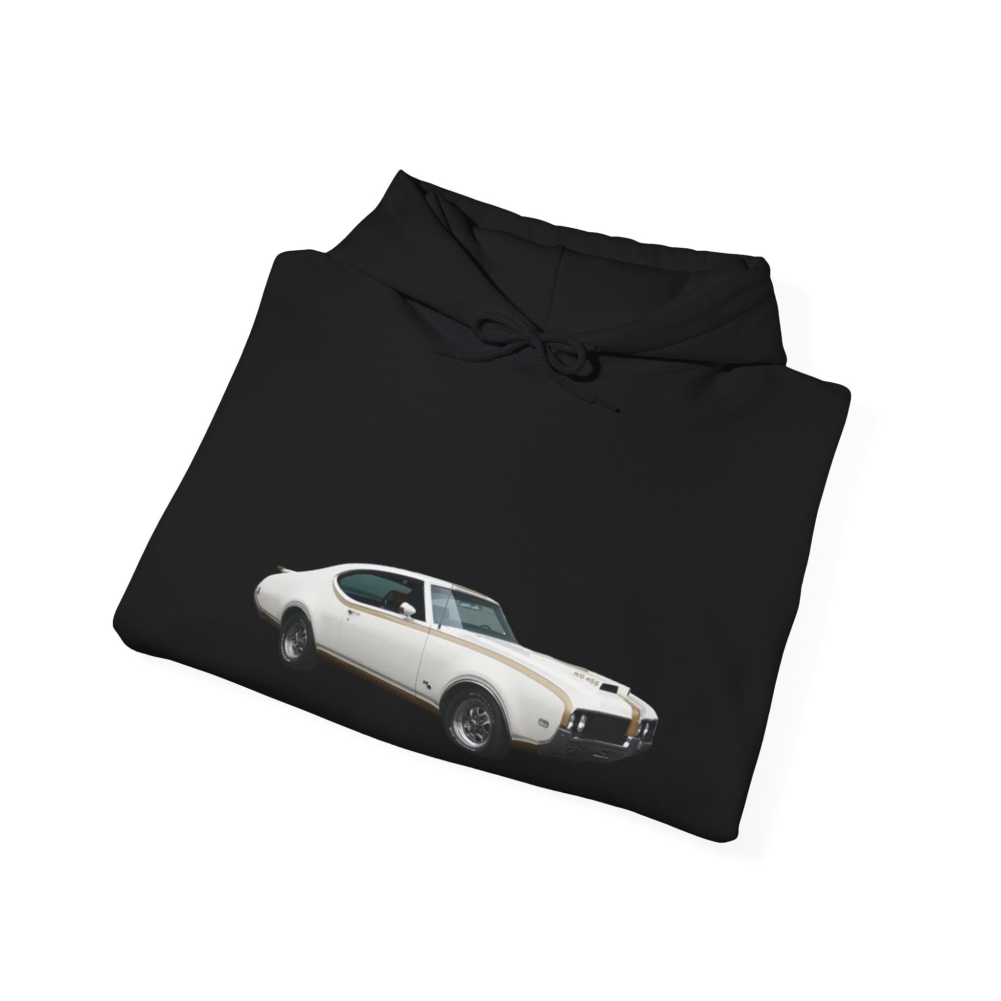 Classic Muscle Car Hoodie — 'Redline Roadsters' Vintage Car Logo Sweatshirt